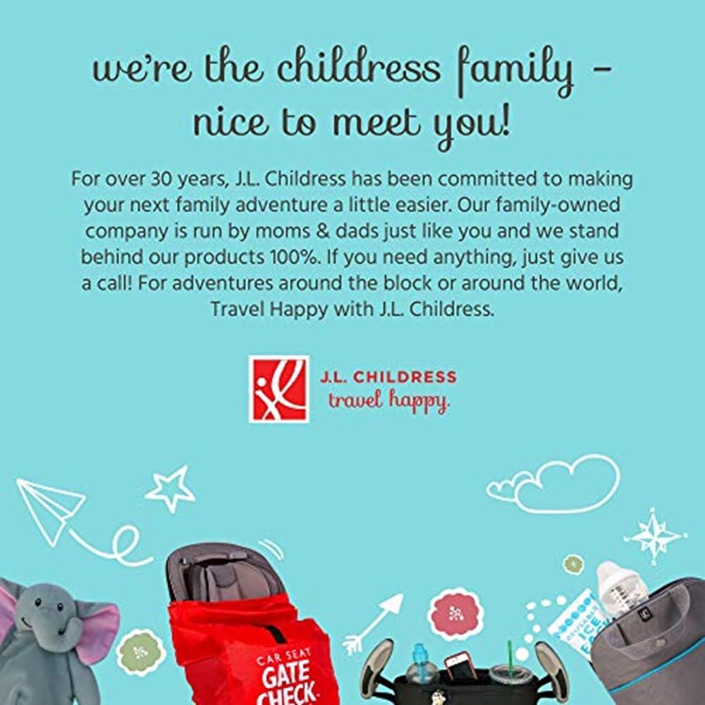 J.L. Childress Pack 'N Protect for Baby Bottles - Insulated Breast Milk Cooler Travel Bag for Moms, Portable Storage for Glass Baby Bottles & Food Containers, For Daycare or On the Go - Black