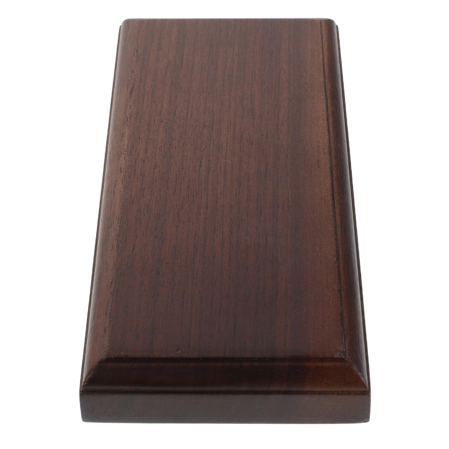 Anneome Wooden Display Stand for Action Figures and Planters, Natural Walnut Wood Material, Stable and Secure Multifunctional Riser Base Holder for Home Decoration and Car Display