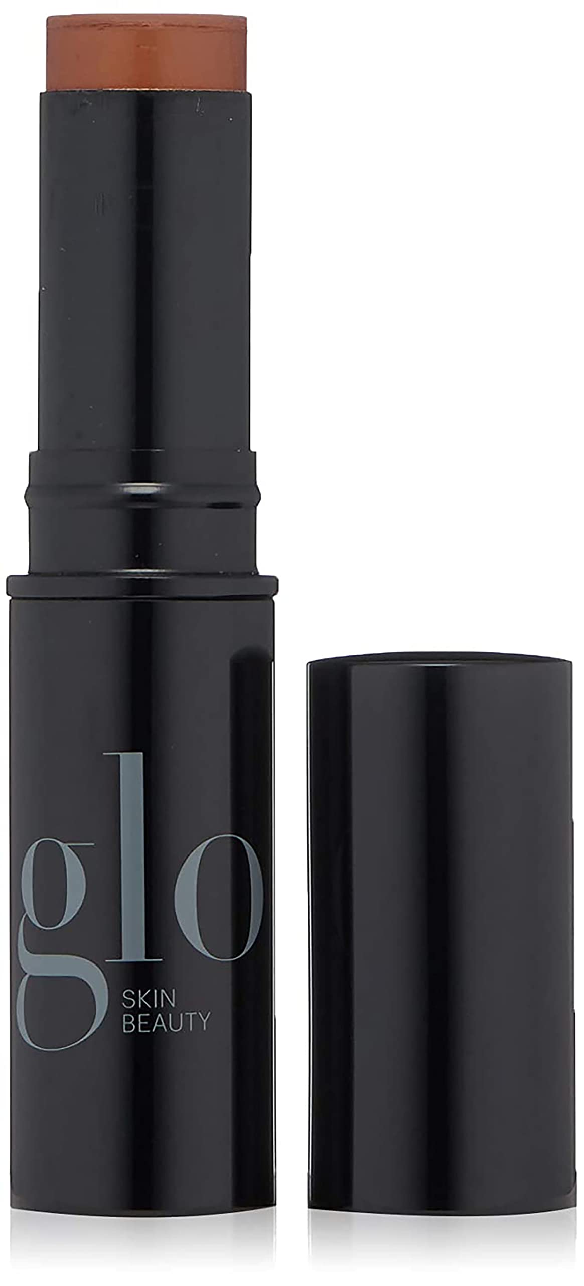 Glo Skin Beauty HD Mineral Foundation Stick - Concealer Makeup Infused with Hyaluronic Acid - Buildable Coverage, Contour & Highlighter (Ebony 12C)