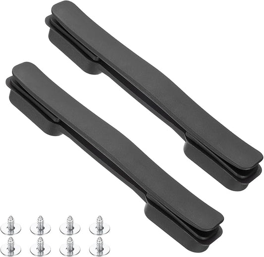 uxcell 2 Pcs Luggage Handle Replacement 8.5 Inch Plastic Strap Black