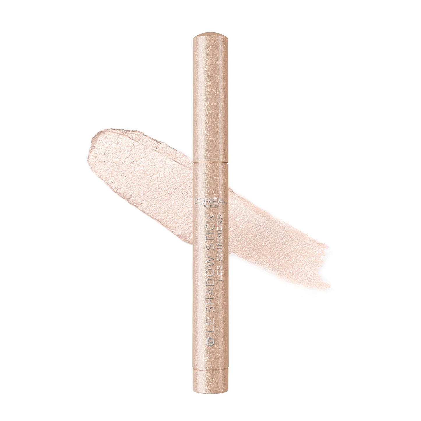 L'Oreal Paris Le Shadow Stick Shimmer Eyeshadow, High-Pigment, Long-Lasting, and Blendable Cream Eyeshadow Stick, Transfer and Smudge-Resistant Eye Makeup, Nude Lights