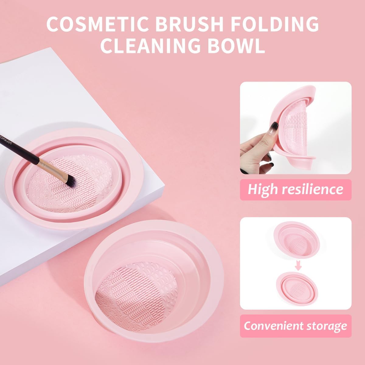 Makeup Brush Set, 42Pcs Makeup Tool Set Premium Synthetic Foundation Powder Concealers Eye Shadows Blush Makeup Brushes Kit with Makeup Sponge, Powder Puffs for Beginner & Professional