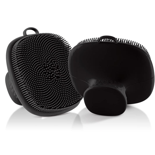 Face Scrubber 2 Pack Silicone Face Scrubber for Men Facial Cleansing Brush Silicone Face Wash Brush Manual Waterproof Cleansing Skin Care Face Brushes for and Exfoliating