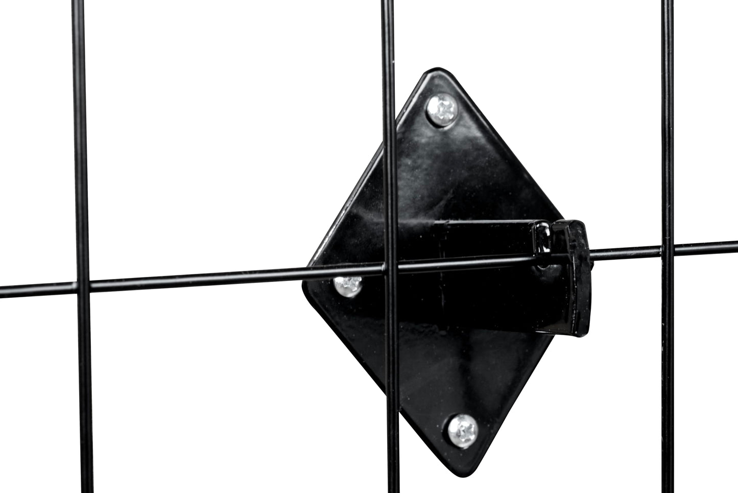 Dazzling Displays 12-Pack of Black Gridwall Panel Mount Brackets - Essential for Gridwall Panel, Slatgrid Panel or Trellis Mounting Brackets