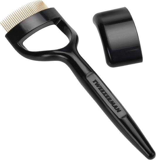 Tweezerman Almond Eye Lash Comb -Lash Comb Separator for Almond Shaped Eyes