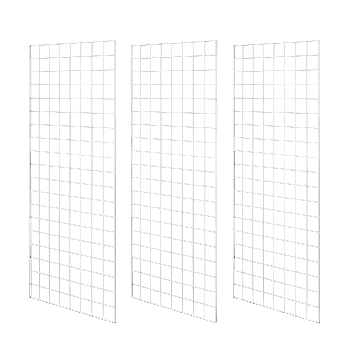 7RiversART Heavy Duty Grid Wall Commercial Grade Gridwall Panels – Grid Panel for Any Retail Display Wall Grid 2' Width x 5' Height, White (Pack of 3)