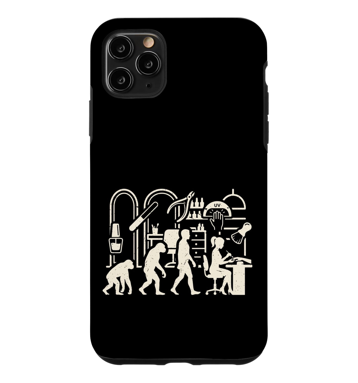 Nail Artist Evolution Funny Beauty Salon Graphic Case for iPhone 11 Pro Max