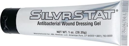 SilvrSTAT First Aid Kit Gel, 32 PPM Silver Healing Wound Dressing Gel, SilverSol Ag₄O₄ Particles, 1 oz