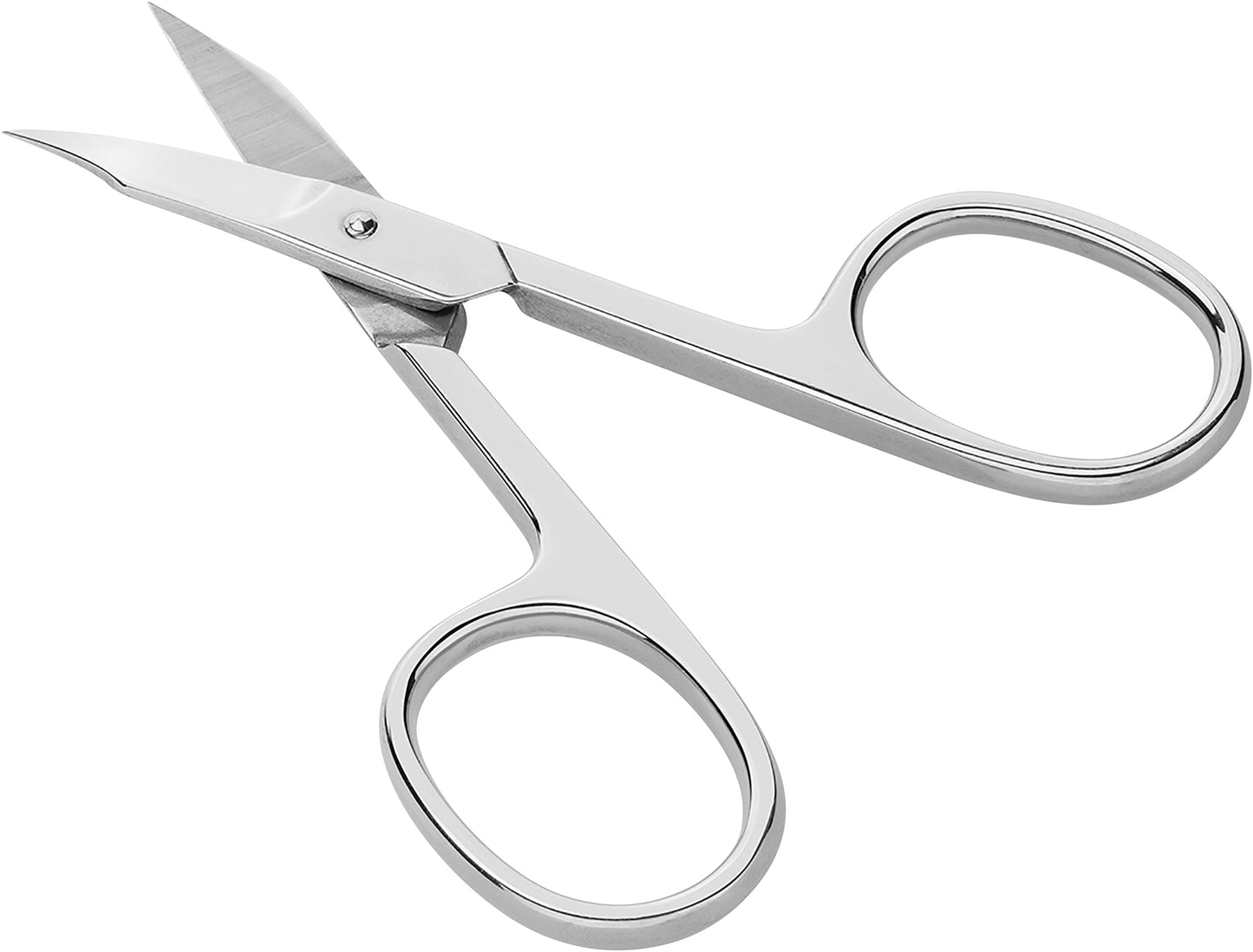 ZWILLING Combination Nail Scissors (nail and cuticle scissors for fingernails and toenails, curved cutting edge, fine tip, hypoallergenic), Polished, Silver, 3.5 inch