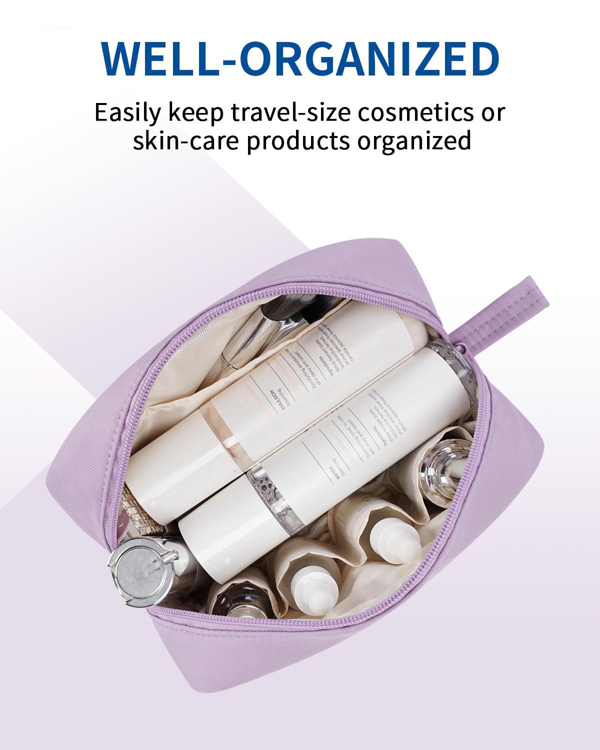 Narwey Makeup Bag With Large Makeup Bag