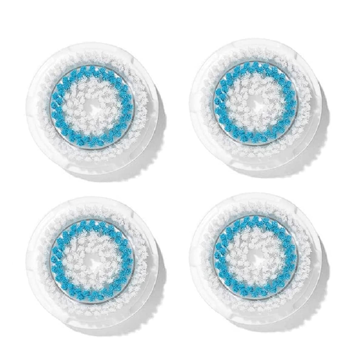 Brush Head Replacements Compatible with Clarisonic Mia 1, Mia 2, Mia Fit, Alpha Fit, Smart Profile Uplift and Alpha Fit, Deep Pore, 4 Pack