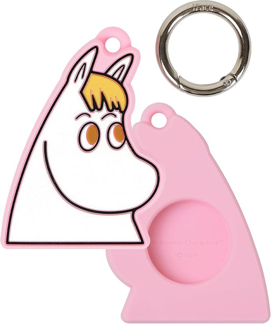 iFace Moomin Character Figure Case [Compatible with Apple AirTag] – Silicone Protective Keychain Cover [Carabiner Clip Included] – Snorkmaiden