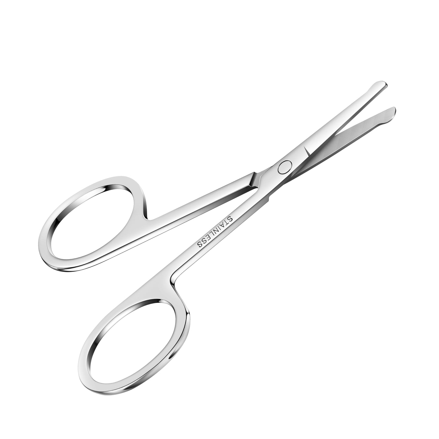 Natzerat 24-Pack Nose Hair Grooming Scissors, Sharp Stainless Steel Manicure Cuticle Scissors with Round tip,Small Scissors Beauty for Men Women Eyebrow,Mustache,Beard Ear Trimming Kit