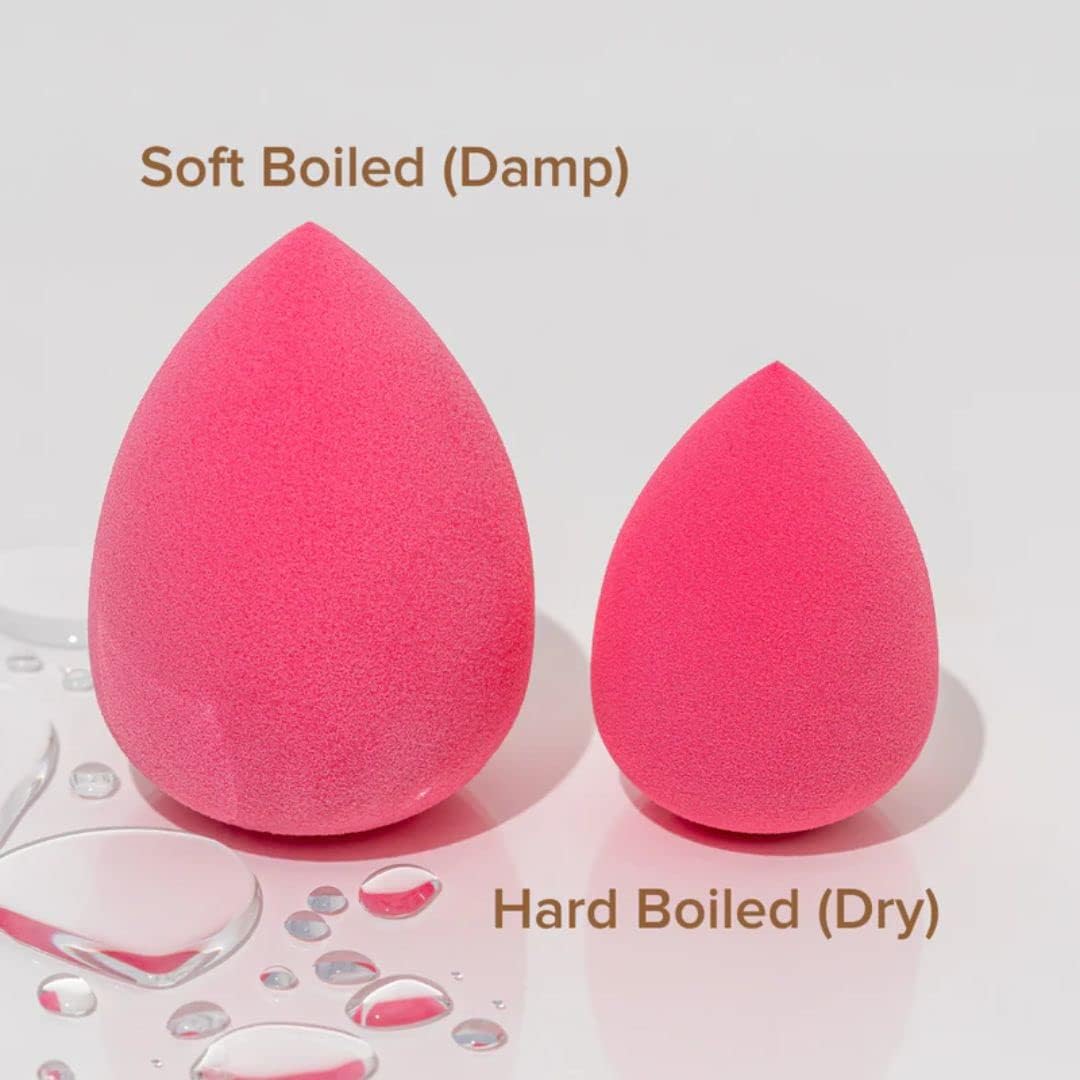 Beauty Bakerie Blending Egg Beauty Sponge Cosmetic Face Make up Blender Sponge Applicator for Powder, Liquid, Foundation, Concealer and Blending, Latex Free 6 Pack Set, Pink/Turquoise