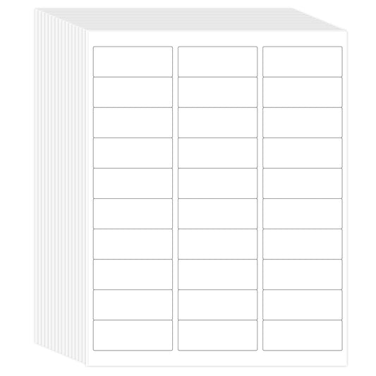 L LIKED Printable Address Labels, 1" x 2-5/8", 3,000 Stickers, 30 per Sheet, Mailing Labels for Envelopes (100 Sheets)