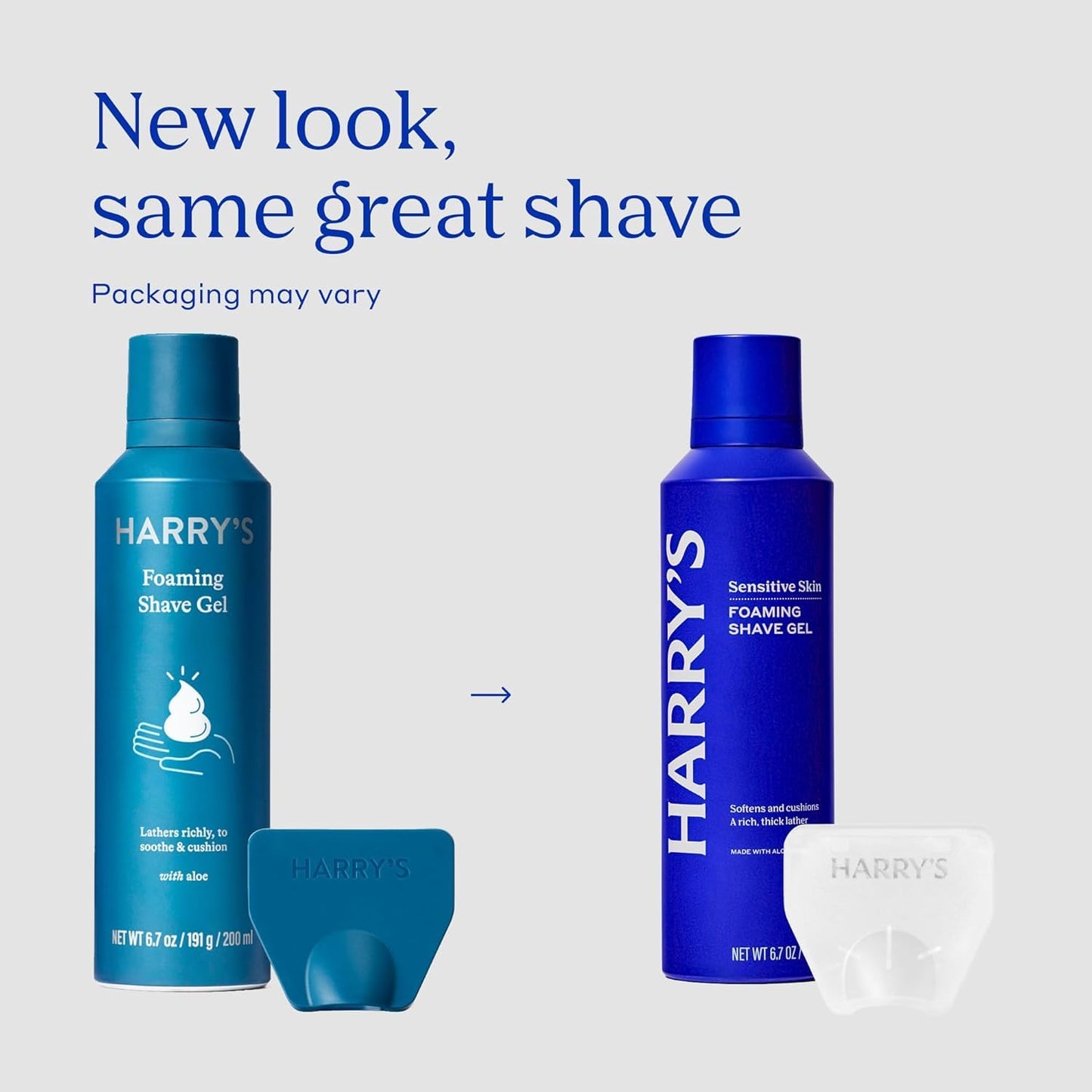 Harry's Original Shaving Kit for Men - Razor Handle, 5 Razor Blade Refills, Foaming Shave Gel, and Travel Blade Cover - TSA Approved Travel Essentials - German Engineered - Charcoal