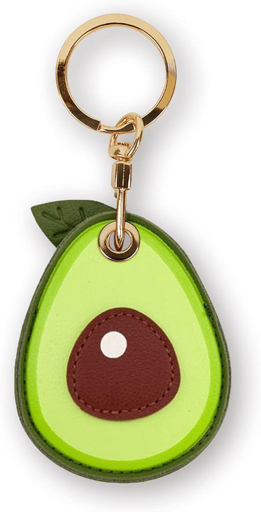 Leather Keychain Case Holder Compatible with Apple AirTag, GPS Airtag Keychain Finder Tracker with Key Ring, Anti-Scratch Protective Air Tag Cover