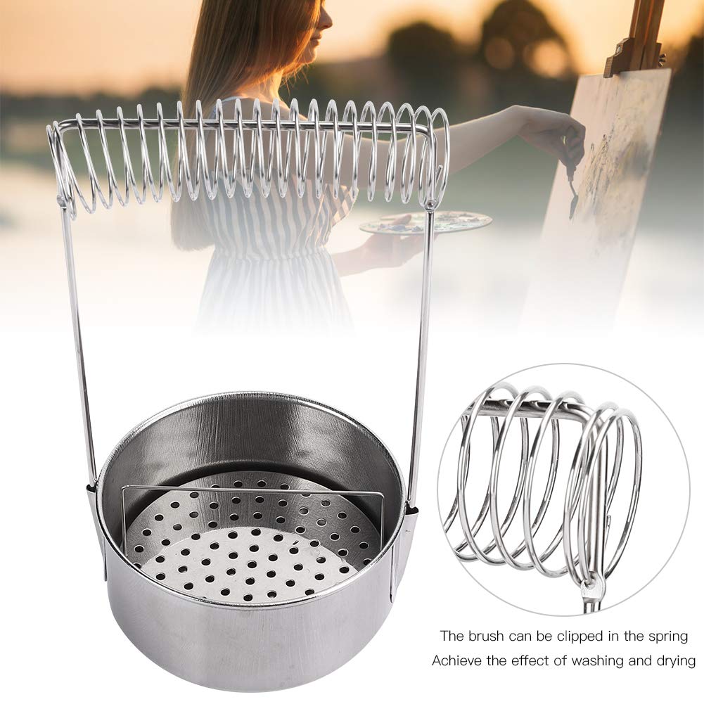 CYTGOUPER Washer Painting Holder,Art Paint Brush Dryer Rack with Large Capacity,Brush Drying Rack for Paint Brushes Cleaning Drying