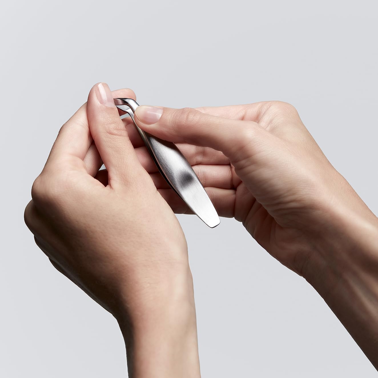 ZWILLING Cuticle Clipper (Precise Removal of Cuticle remnants, Sharp, Angled Cutting Edges, Hypoallergenic), Frosted, Premium, Silver
