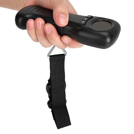 Luggage Scale, 44kg/97lb Suitcase Scale with LCD Digital Display for Travel, Packages
