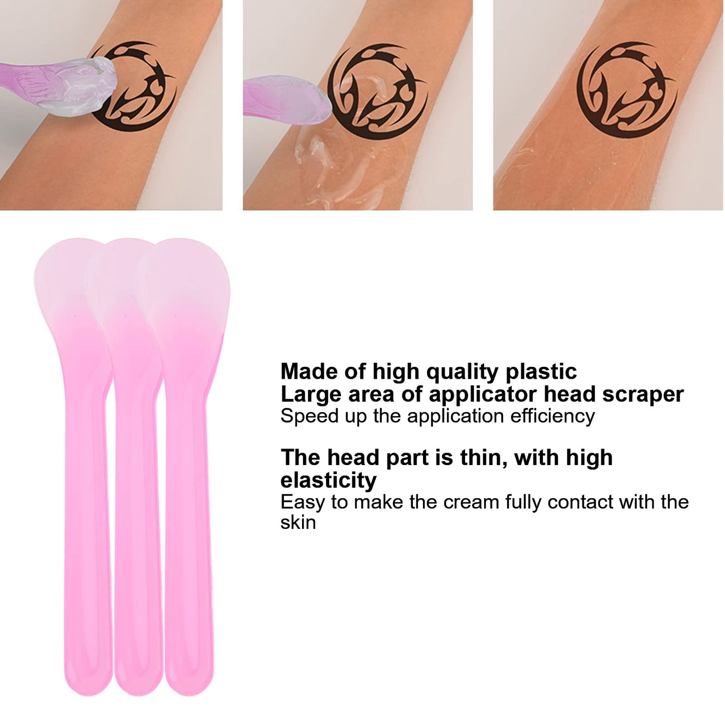 100pcs Cosmetic Apply Spatula - Disposable Mask Spatulas Makeup Face Mud Mask Mixing Spoon Translucency Mask Applicator Stick Repair Cream Wipe Scraper