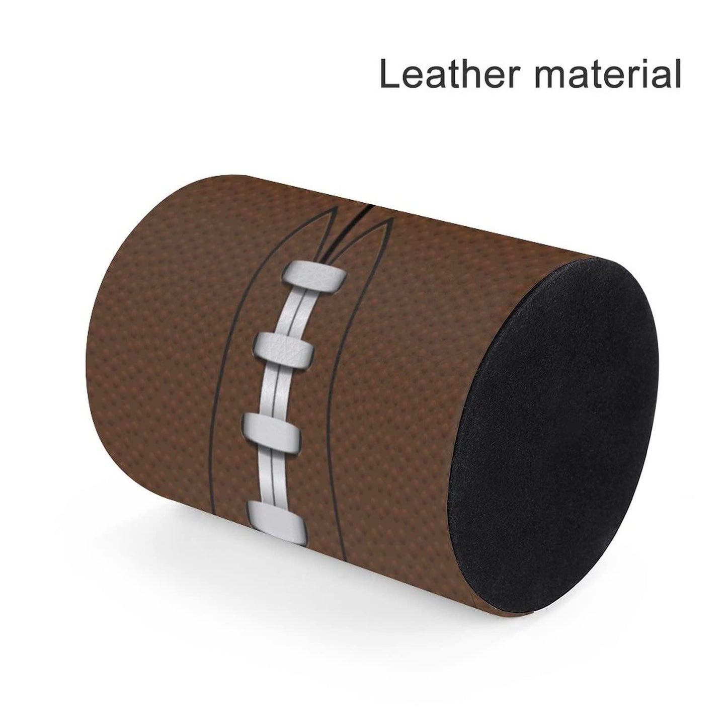 XUWU American Football Pen Holder Pencil Organizer Cute Pencil Cup Desk Decor Makeup Brush Holder PU Multifunctional Office Suppliesfor Home Classroom School