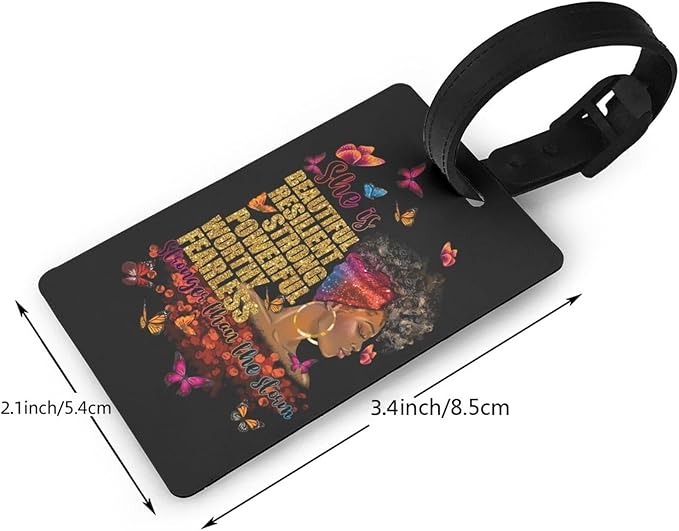 Travel Suitcase Protector African American Girl Elastic Protective Washable Luggage Cover With Concealed Zipper Suitable For 18-32 Inch(M (for 22-24 inch luggage))