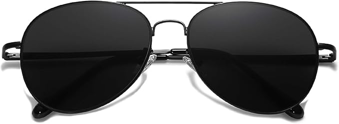 SOJOS Classic Aviator Sunglasses for Women Men Metal Frame Spring Hinges SJ1030