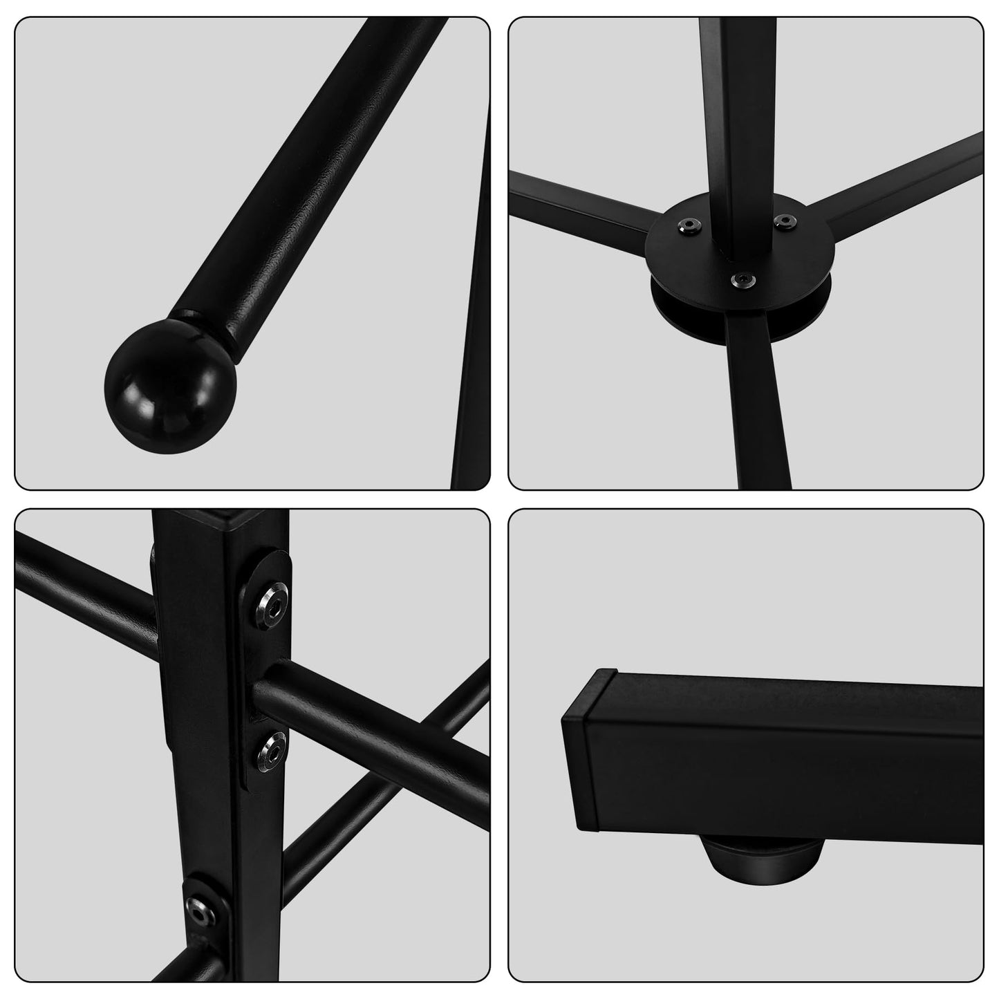 LOFIR Shopping Bag Rack, Tote Rack， Arms for Stores, Supermarkets, Market Stalls, Ideal for Bag Display & Merchandising, Entryway&Coat Rack Plant Stand
