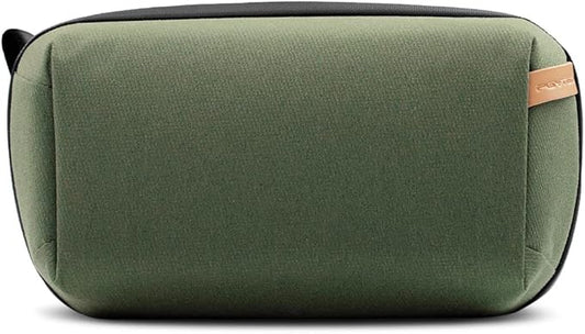 PGYTECH Travel Tech Organizer, Waterproof Tech Pouch, Electronics Accessories Organizer Travel Carrying Case, Organizer Bag for Cord, Phone Batteries, Charger,Photography SD Card, Green
