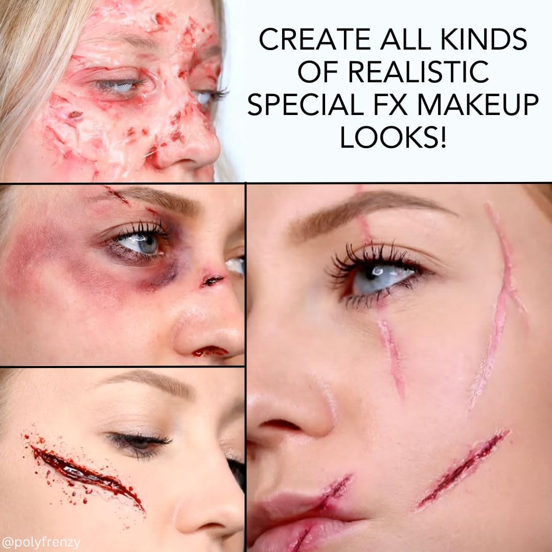 Mehron Makeup Special FX All-Pro Makeup Kit with Practice Head | Complete Professional Stage Kit Includes Practice Head | Special Effects for Theatre, Halloween, & Cosplay | Made in the USA