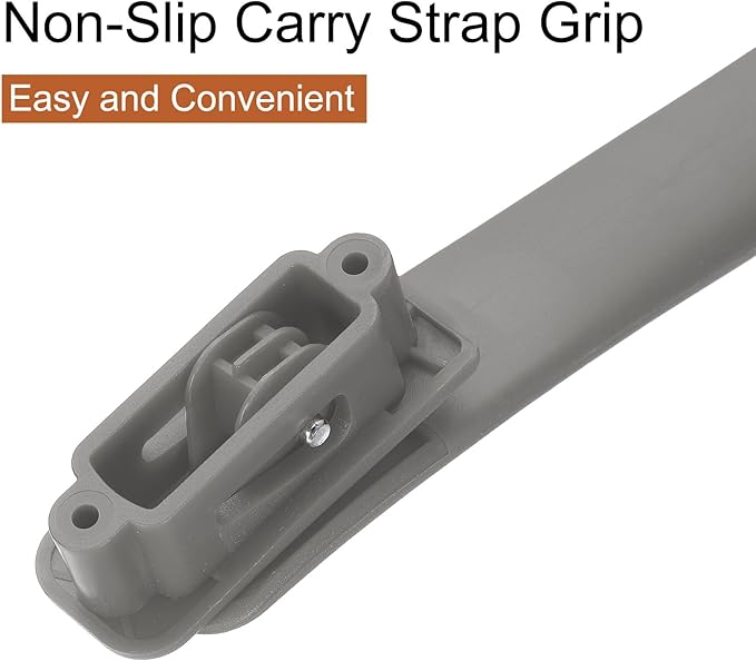 uxcell 2 Pcs Luggage Handle Replacement 8.5 Inch Suitcase Handle Carry Strap Plastic Pull Handle Grip Luggage Replacement Parts with Screws for Suitcase Box Luggage Case, Rock Grey