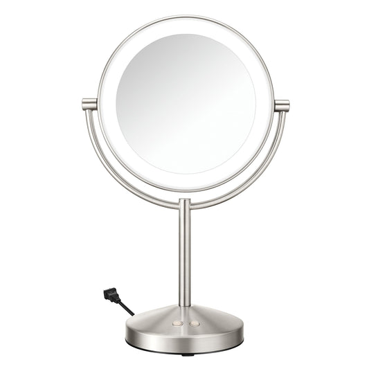 Conair Double-Sided 1X/10X Magnifying LED Vanity Mirror