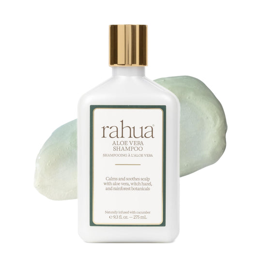 Rahua Aloe Vera Shampoo – Restorative & Hydrating – Cleanses, Removes Buildup & Calms Sensitive Scalps – Cucumber, Witch Hazel & Rahua Oil – Safe for Color-Treated Hair – All Hair Types - 9.3fl oz