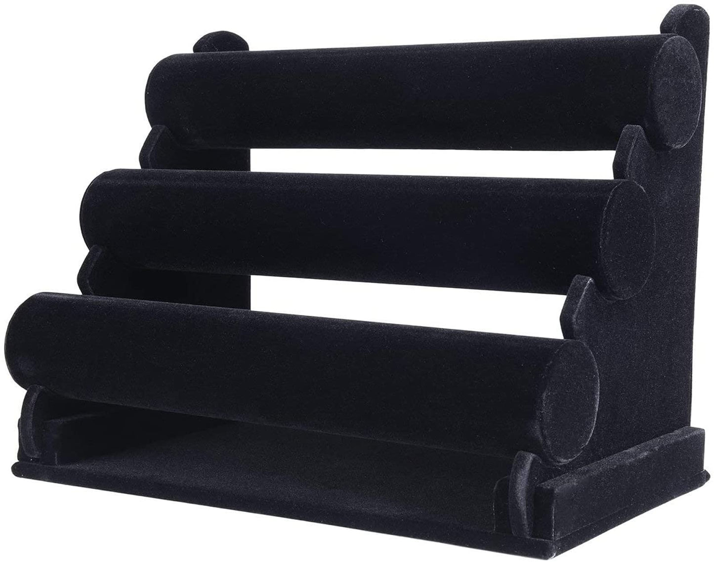 ChezMax Triple Tier Jewery Display Removable Bracelet Holder Jewelry Stand Necklace Stand Jewelry Towers and Watch Holder for Home Organization