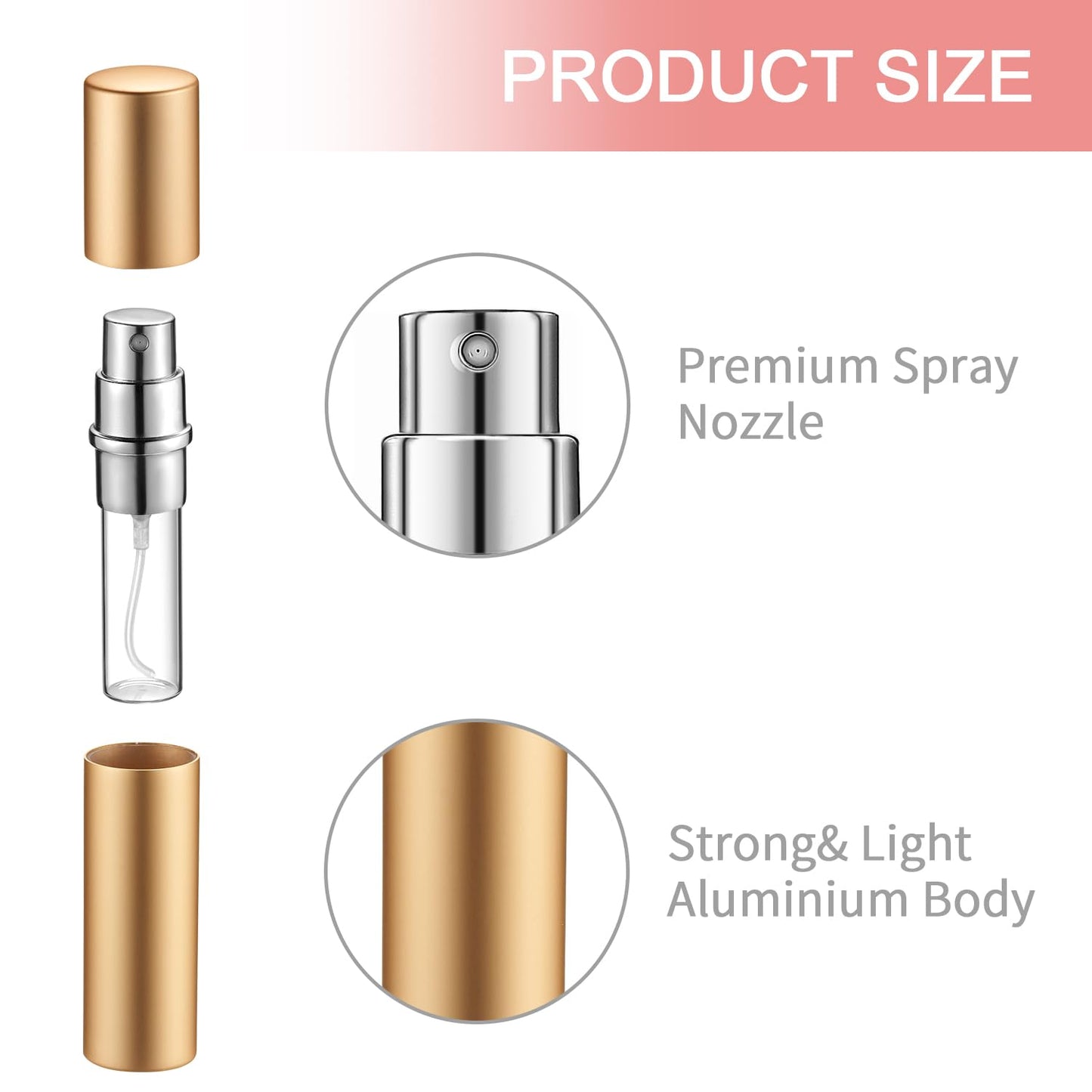 Tessco for you 35 Pcs Atomizer Perfume Bottles 10ml Mini Atomizer Sprayer for Perfume Bulk Refillable with Pump for Travel Outgoing (Multi Color)