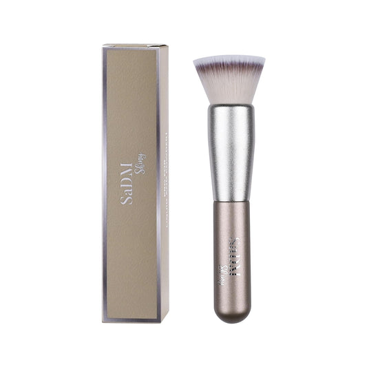 Kabuki Makeup Brush - Blender Brush for Powder, Cream, Liquid Foundation, Sunscreen, Blush Blending & Bronzer - Professional Make Up Brush - Full Face Makeup Brush - Vegan & Cruelty Free