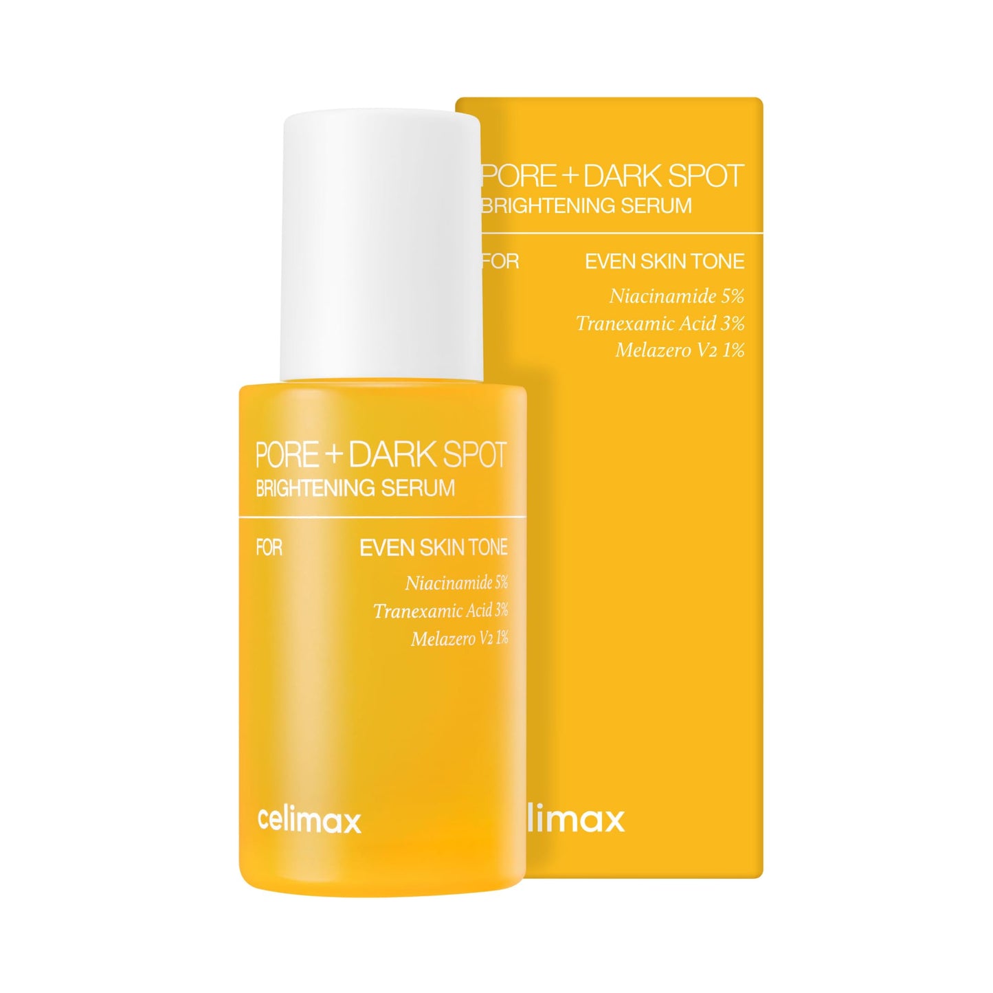 celimax Pore+Dark Spot Serum 30ml | Gel-like Serum for Enlarged Pores with Niacinamide, Tranexamic Acid, Pore Minimizer, Non-Irritating, Hydrating, For Sensitive Skin, hyperpigmentation