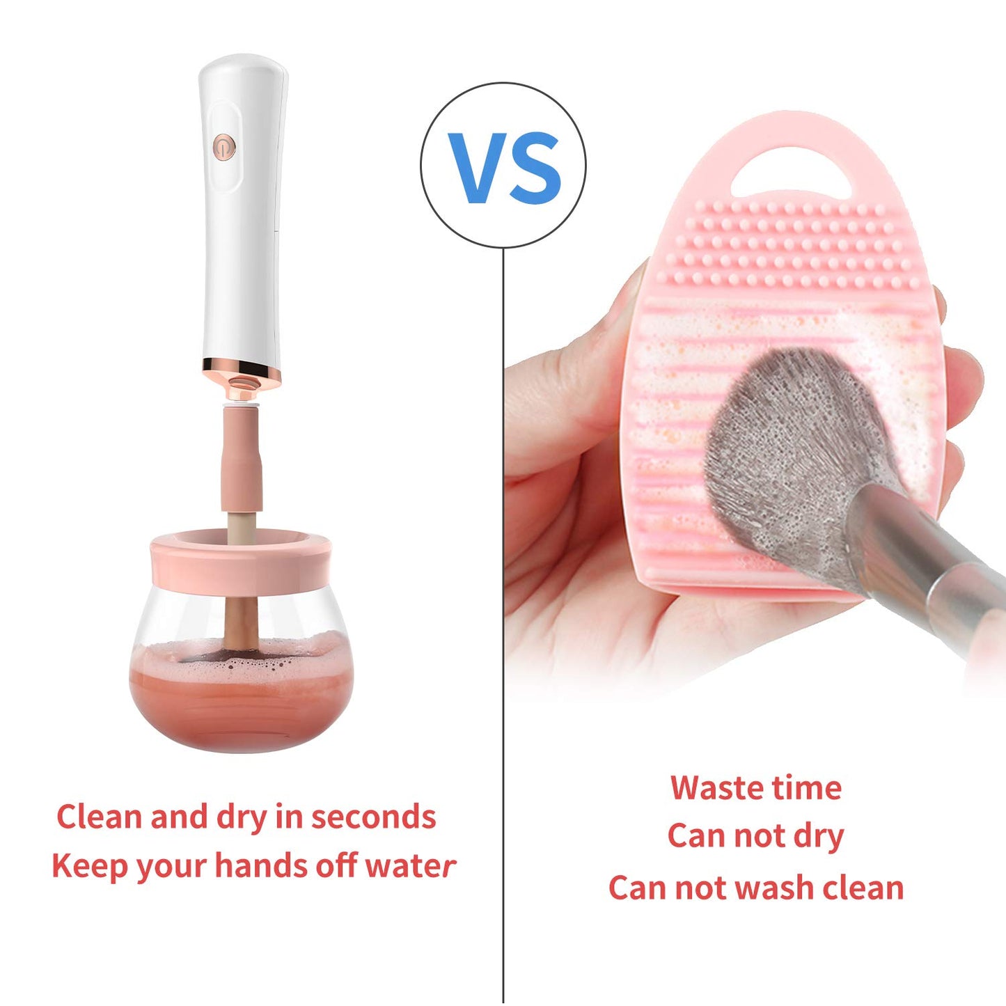 Senbowe Electric Makeup Brush Cleaner and 3 in 1 Makeup Brush Cleaner Bowl