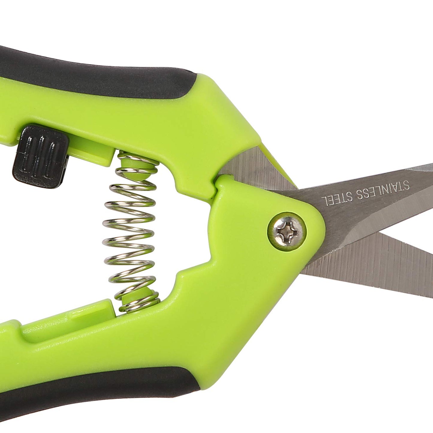 KEILEOHO 12 Pack 6.5 Inch Bud Trimming Scissors, Professional Stainless Steel Gardening Hand Pruners Micro-Tip Pruning Snips with Straight Blades for Trimming Garden Herb Plants Flowers