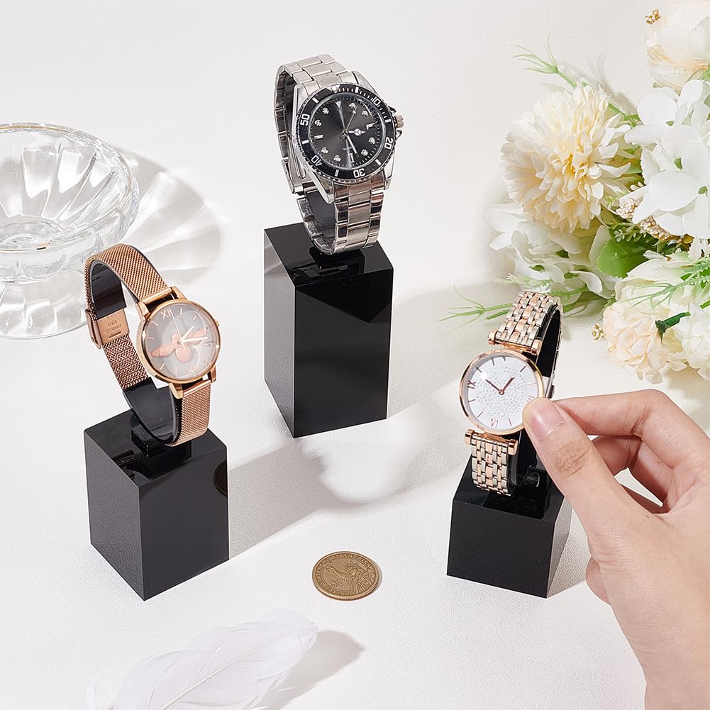 DELORIGIN Acrylic Watch Display Stand C Shape Bracelet Display Holder