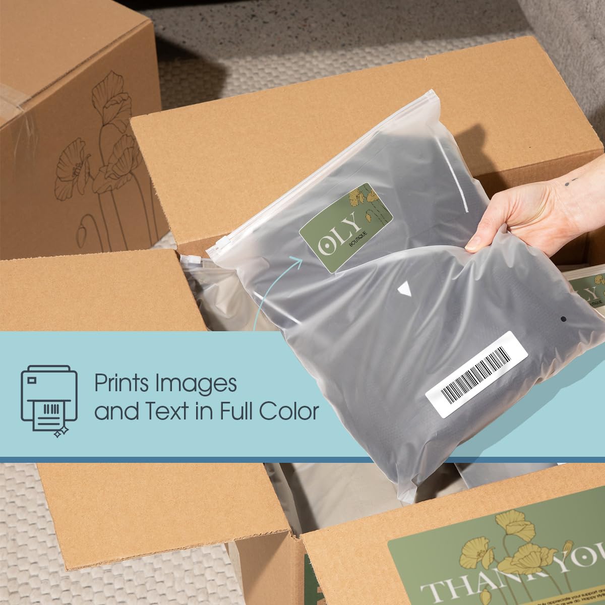 3" X 7" Matte White Printable Labels for Inkjet and Laser Printers - 500 Sheets, 1500 Total Custom Stickers for Product Labeling, Business Logos, Packaging Stickers - Spartan Industrial Template R030
