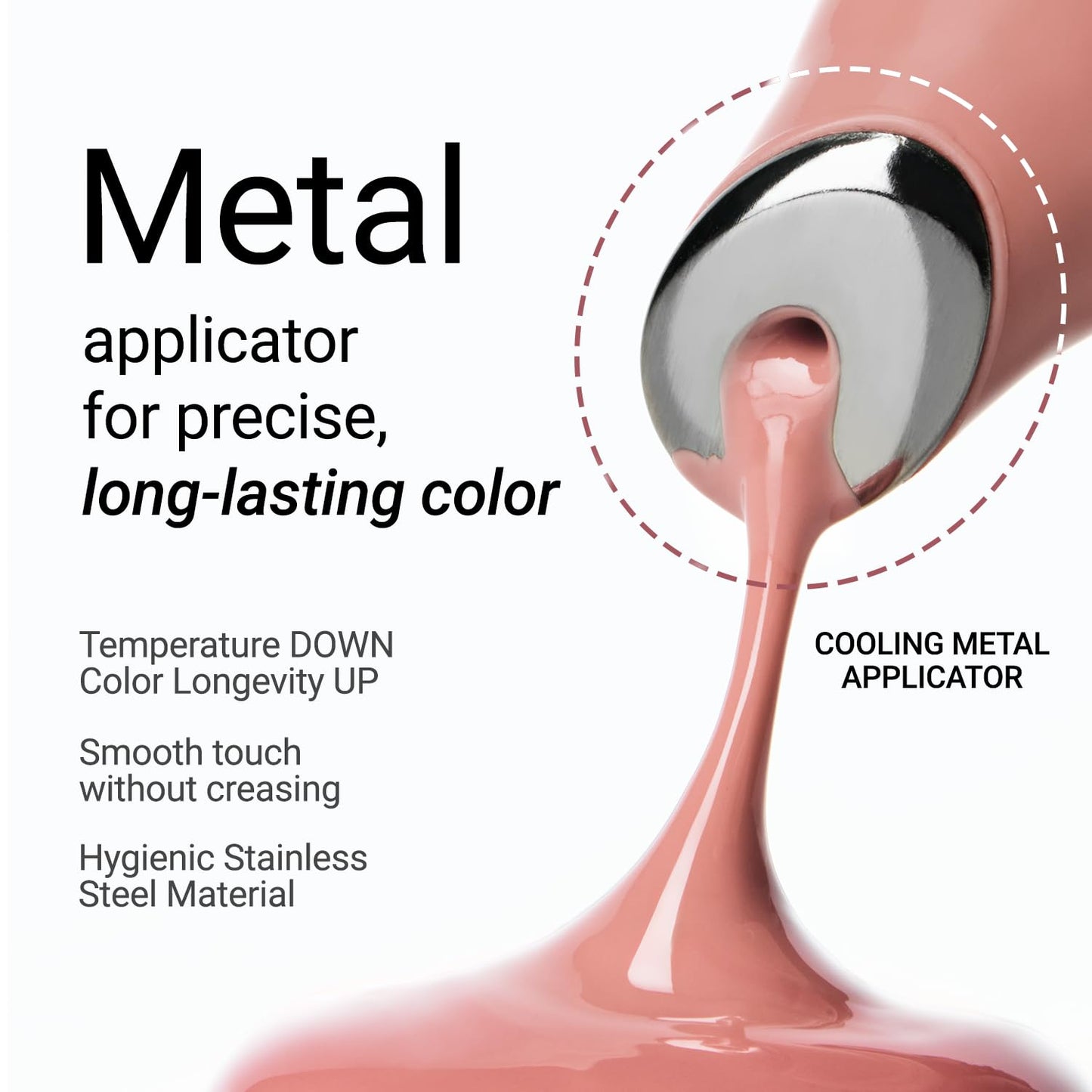 JUNG SAEM MOOL LIP-PRESSION Metal Serum Gloss | Hydrating Tinted Lip Balm with a Hygiene Precision Metal Applicator & Serum Infused Ingredients, Korean Lip Plumper Gloss (Chai Tea)