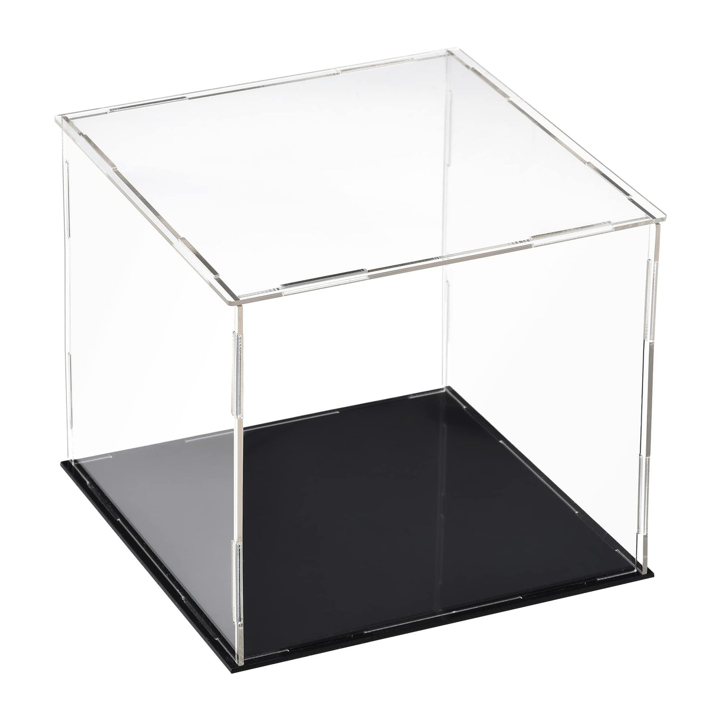 uxcell Acrylic Clear Display Case Box Dustproof Protection Showcase Cube Collectibles Show Box 7.9x7.9x7.9inch