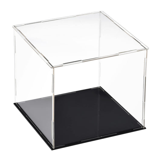 uxcell Acrylic Clear Display Case Box Dustproof Protection Showcase Cube Collectibles Show Box 7.9x7.9x7.9inch