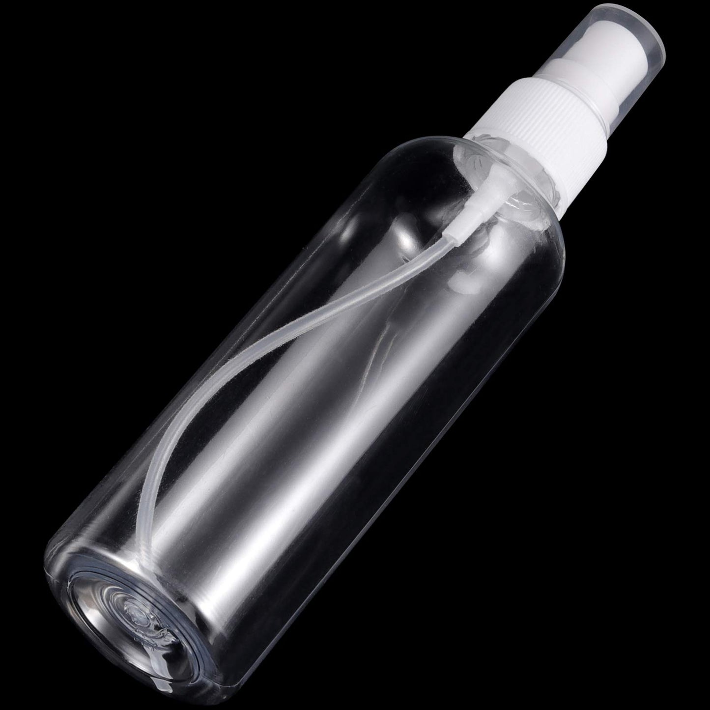 ZEONHAK 50 Pack 4oz Clear Plastic Spray Bottles with Caps, Fine Mist Spray Bottle For Essential Oils, Facial Spray, Hair Spray, Perfumes and Other Liquids, Refillable