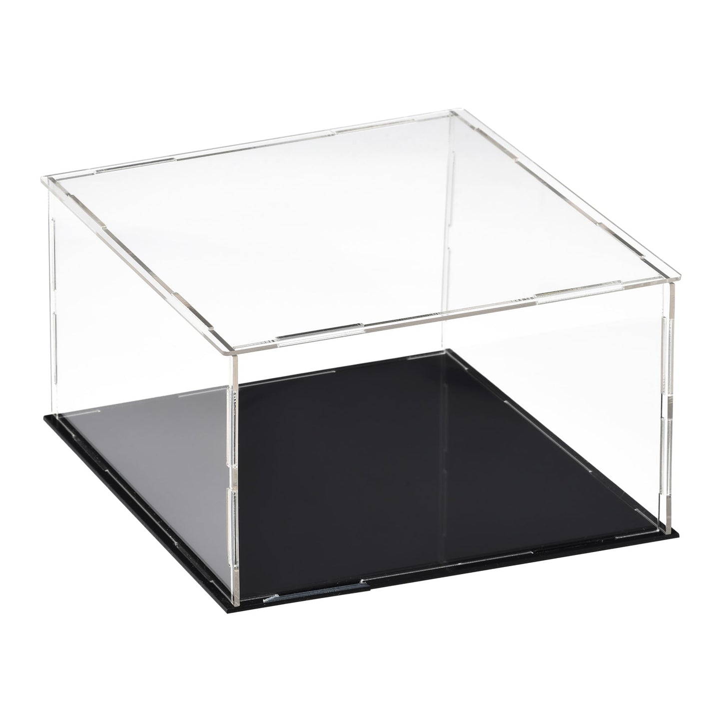 uxcell Acrylic Clear Display Case Box Dustproof Protection Showcase Cube Collectibles Show Box 7.9x7.9x3.9inch