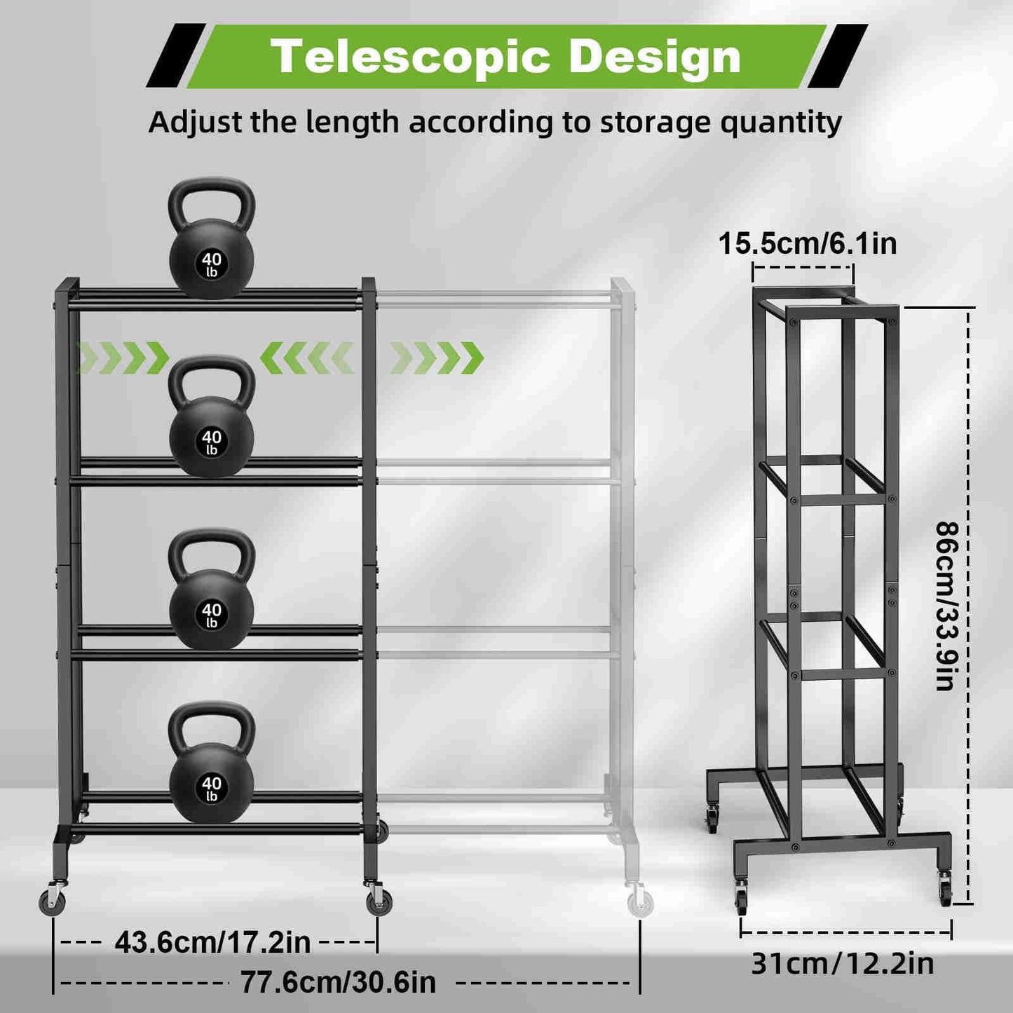 Kelmuis 3D Printer Filament Storage Rack Stand, Rolling Filament Spool Holder Cart with Wheels, 4 Tier Expandable Heavy Duty Metal Shelf for 3D Printing Studio Workshop,1pcs Stand Only