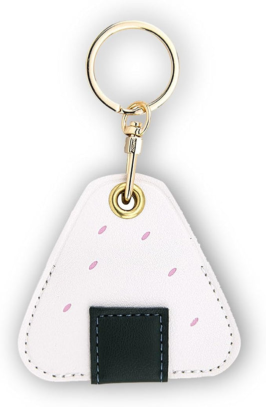 Leather Keychain Case Holder Compatible with Apple AirTag, GPS Airtag Keychain Finder Tracker with Key Ring, Anti-Scratch Protective Air Tag Cover