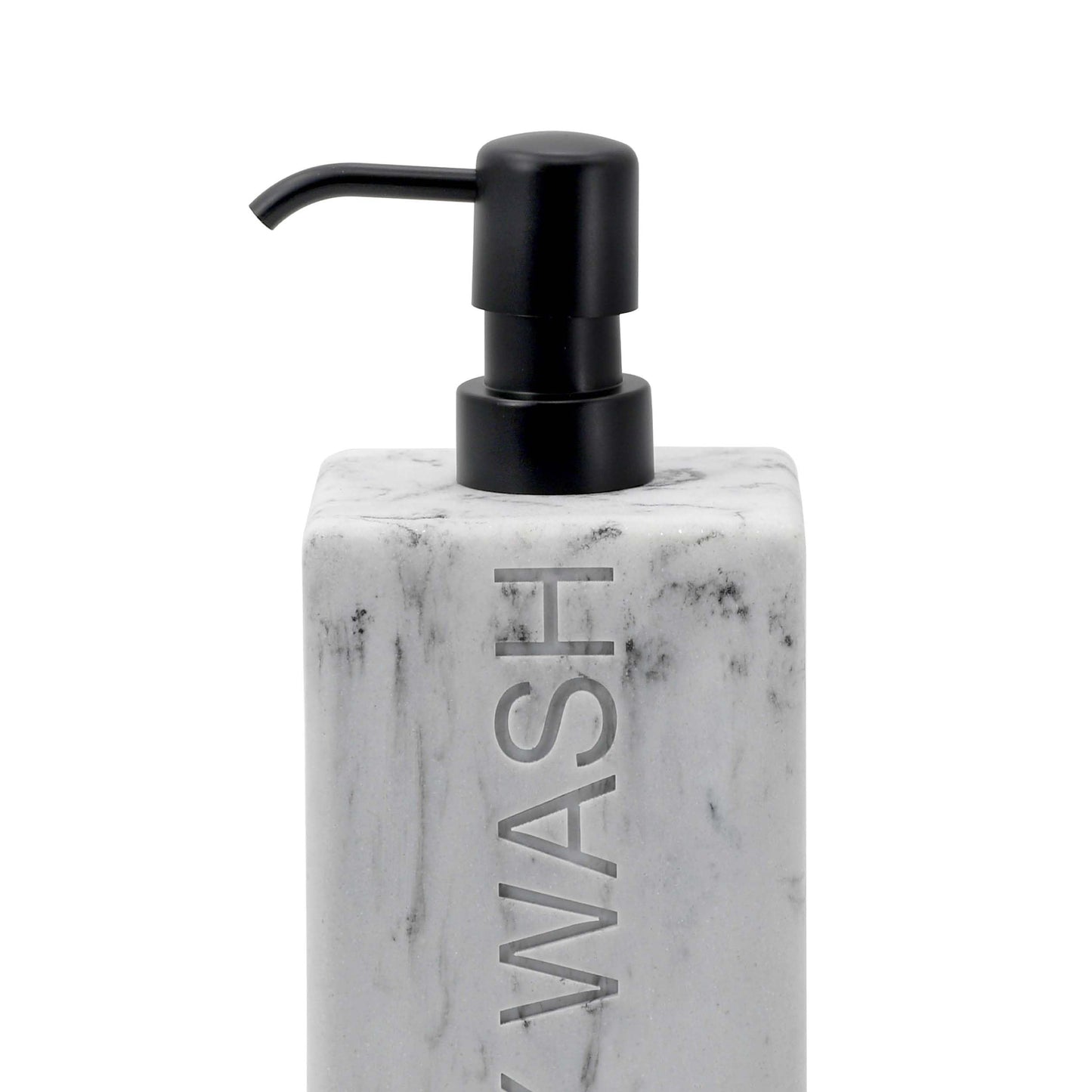 Indecor Home Rectangular Resin Dispenser Premium Bathroom Shampoo Conditioner Body Wash Bottle Modern Refillable Pump Design